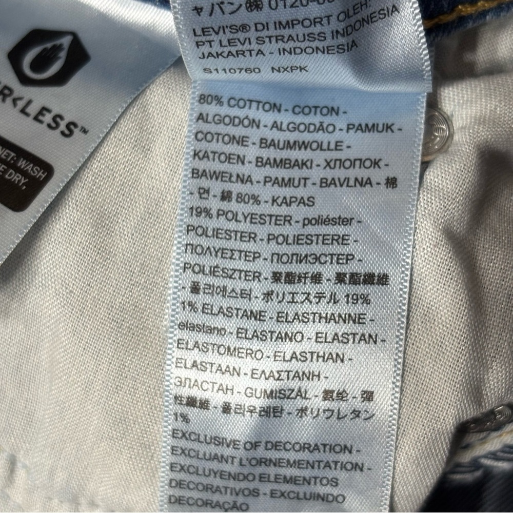 Levi's 726 Blue Flare Jeans Size 26 - Picture 9 of 13